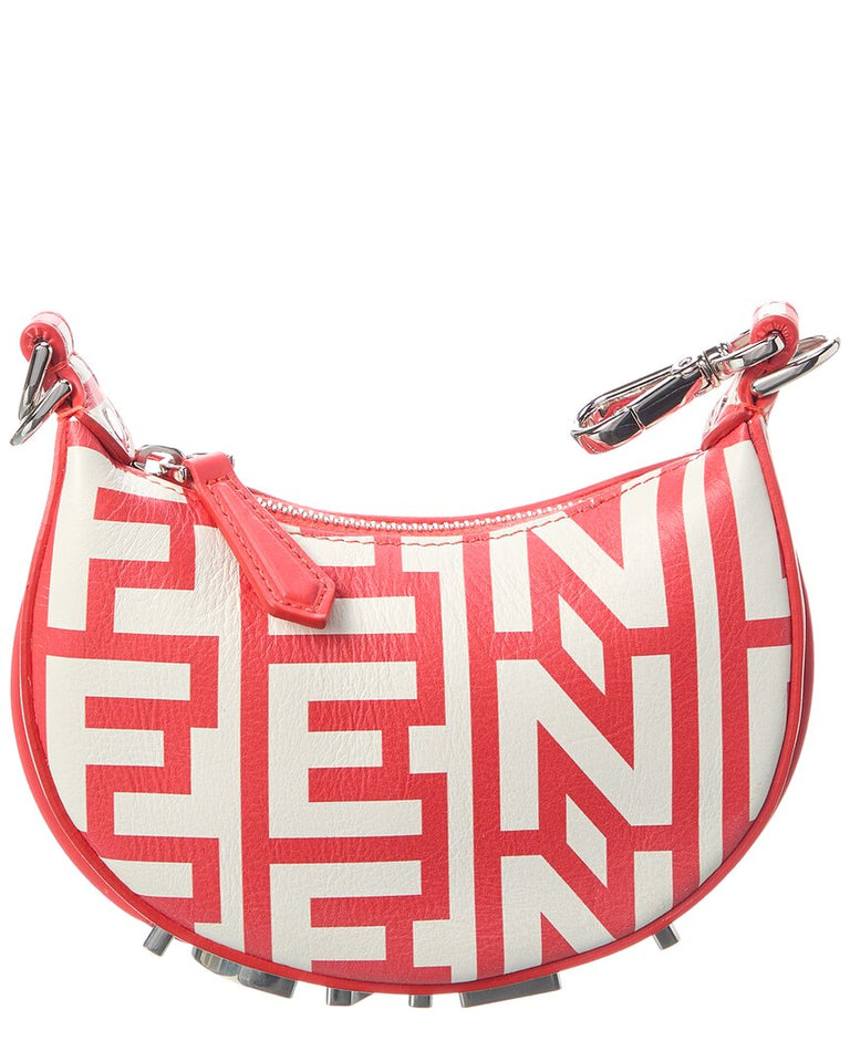 FENDI Fendigraphy Nano Leather Bag Charm – Banson Bags